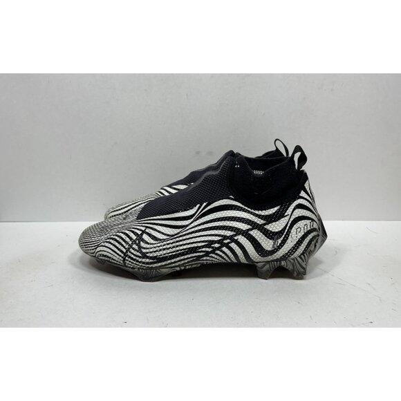 Nike Vapor Edge Pro 360 Football Cleats Zebra Men's AO8277-10 Sz 8.5 Black White - Picture 3 of 10